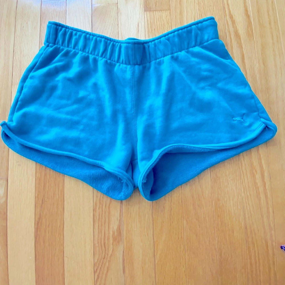 Cute PUMA Athletic Shorts - Turquoise - Size M